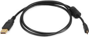 C&E TV-out Cable 3ft USB 2.0 A Male to Micro 5pin Male 28/24AWG Cable w/ Ferrite Core (Gold Plated)