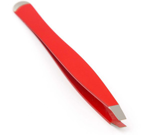 Svayam Tweezers (with pushers) - Glossy Red