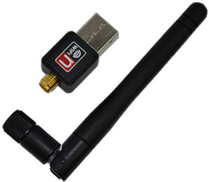 Generix Pro1 High Speed 600 Mbps nano Wifi 2.4Ghz 802.IIN USB Dongle with Antena USB Adapter