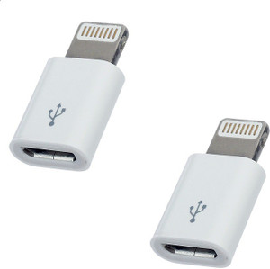 BB4 PACK OF 2 Micro to 8 PIN Lightning Charger Converter SYNC AND CHARGE Cable LIGHTNING DEVICES USB Adapter