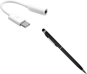 BB4 STYLUS Ball Pen for Touch SCREEN Phones WITH TYPE C TO HEADPHONE JACK CABLE USB Adapter