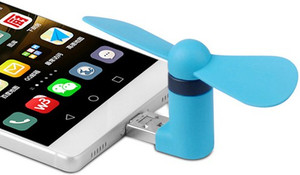 ShoppingKiSite Android OTG Micro USB Two in One Fan Portable USB OTG Fan for Laptop, Power Bank, OTG supported Micro USB Android Mobile OTG USB Fan
