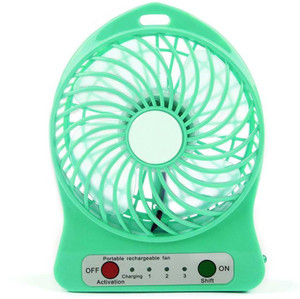 Big Square Portable Battery Operated Powerful Rechargeable USB Fan