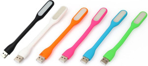 ShoppingKiSite Portable and Flexible USB LED Light Lamp for Notebook, Laptop, Power Bank Multicoloured Led Light, Laptop Accessory