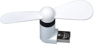 Roboster Roboster USB Fan for mobiles and laptops
High-grade TPE materials, environmental protection and safety.
USB fan only for OTG enabled Android phones
Energy saving design, Hurtless blades, Light weight, Motor revolutions 16000 turn with no noise. B019H397L8- White USB Fan