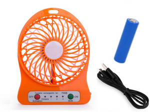 BLOSSOM TRENDZ High Speed Wireless Rechargeable (USB Charging & 2200 mAH Battery) Wireless Rechargeable Mini USB Fan