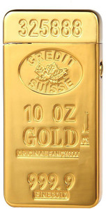 Smiledrive Gold Bar Shaped Flameless Gold-Bar07 Cigarette Lighter