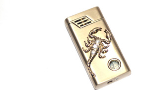AdorBella Golden bronze stone embedded windproof 1Z Cigarette Lighter
