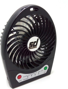 Smiledrive Take It Anywhere Battery Operated Powerful Rechargeable Portable USB Fan