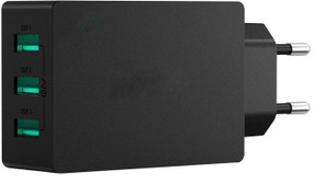 Shrih Smart Charging 3 Port 30W Wall SH - 0795 USB Charger