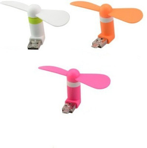 Cyxus USB Micro 2 In 1 Mini Mobile Phone Portable Flexible USB Fan Combo Of 3 USB Fan
