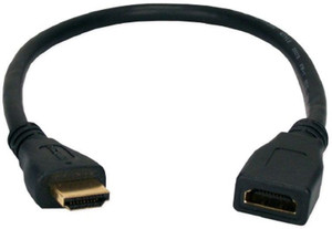 Tech Gear Google Chromecast TV HDMI 22CM Male to Female Extender Extension Wire Lead Cable Laptop Accessory