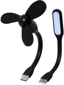 NeART Portable & Flexible Usb-Multi-led-fan-2 Led Light, USB Fan, Laptop Accessory
