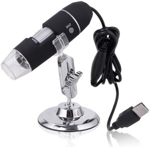 Shrih 8 LED Light Digital Endoscope Camera Magnifier Zoom Microscope SH - 02567 USB Cable