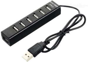 BB4 7 PORT USB 2.0 480 MBPS WITH CABLE UNIVERSAL SPLITTER USB Hub