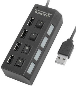 ACCESSOREEZ 4 Port Usb 2.0 Hub BFRPORT028 USB Hub