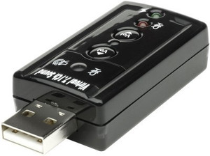 HashTag Glam 4 Gadgets 7.1 Sound Adaptor HT SNDAD7.1 Laptop Accessory