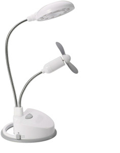 Shrih USB Fan With Lamp SH - 02690 Led Light