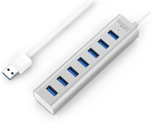 QuantumZERO USB3.0 7-Port Aluminum QZ-HB07 USB Hub