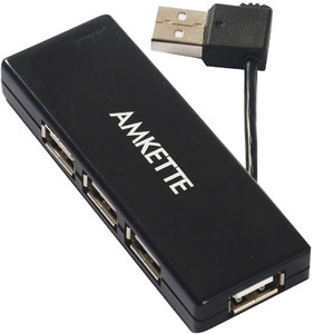 Amkette High-speed 4 Port FUH341PP USB Hub