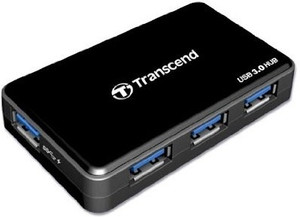 Transcend Super Fast Speed USB 3.0 4 Port USB 3 Hub with power Adaptor HUB3 USB Hub