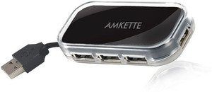 Amkette Turbo 4 Port FUH340PP USB Hub