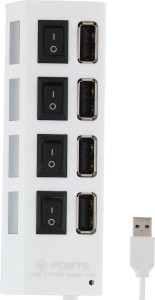 Technotech Portable 4 Port USB Hub