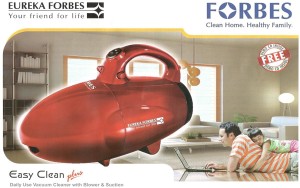 eureka forbes easy clean plus dry vacuum cleaner(maroon)