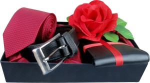tied ribbons artificial flower gift set