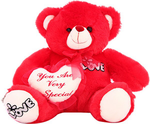 DealBindaas Rose Bear Valentine Stuff Teddy 25 Cms - 280 mm