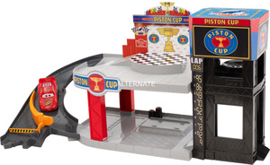 Cars piston cup racing garage top