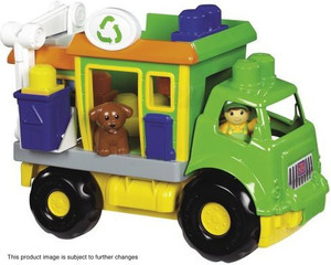 mega bloks truck pull along