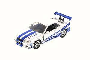 Jada New 1 32 W B Fast Furious 7 Brian S Nissan Skyline Gt R R34 Diecast Model Car By Toys Best Price In India Jada New 1 32 W B