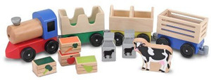 Melissa and doug best sale farm train