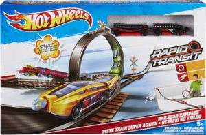 Hot wheels train set on sale