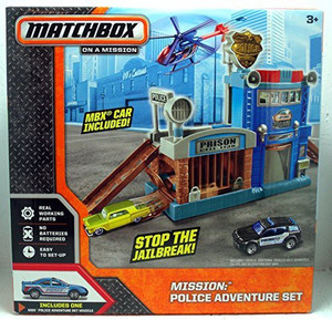 Matchbox police adventure set outlet