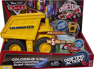 MATTEL Cars Micro Drifters Colossus Xxl Dump Truck Cars Micro