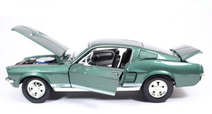 Maisto 1967 Ford Mustang Gta Fastback Green 118 By Maisto Diecast Scale Model Cargreen