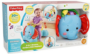3 in 1 bounce discount stride and ride elephant