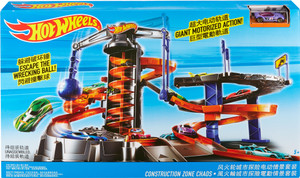 hot wheels construction zone chaos