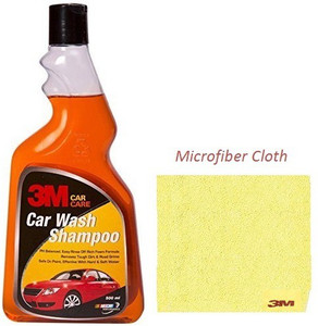 3M Car Shampoo :: Microfiber Cloth Car Washing Liquid