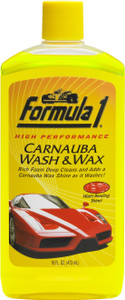 Formula 1 Carnauba Wash & Wax Shampoo Car Washing Liquid
