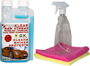 ProKlear Waterless Kit Car Washing Liquid
