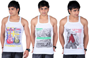 White Moon Men's Vest