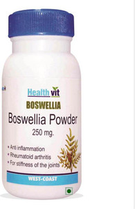 HealthVit Boswellia Powder 250 mg 60 Capsules For Healthy Joints