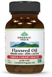 Organic India Flaxseed Oil 60 Capsules