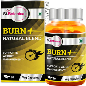 St. Botanica Burn+ Weight Management - Blend of Green Coffee Bean, Garcinia Cambogia, Green Tea and more.