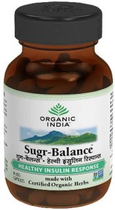 Organic India Sugr Balance 60 Capsules Bottle