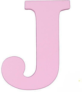 Bobfriend Wall Hanging Wood Letter J Pink Best Price In India