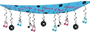 Beistle 50263 Rock And Roll Ceiling Décor